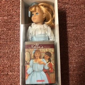 American Girl Mini Nellie Doll & Book, Retired